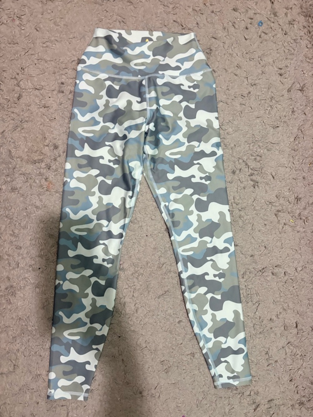 Spiritual Gangster Girls Grey & Olive Camo Leggings